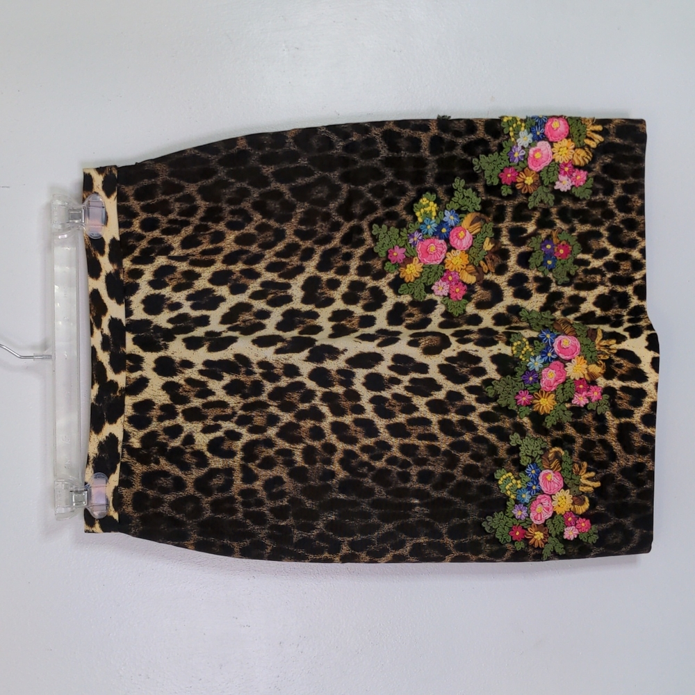 RARE Vintage 90s Moschino off runway leopard skirt 🙀